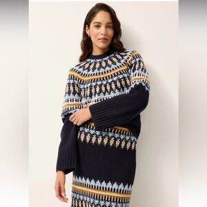 NWT Marie Oliver Dion Sweater fair isle